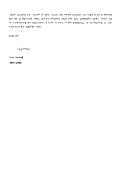 Free Digital Marketing Company Cover Letter to Edit Online
