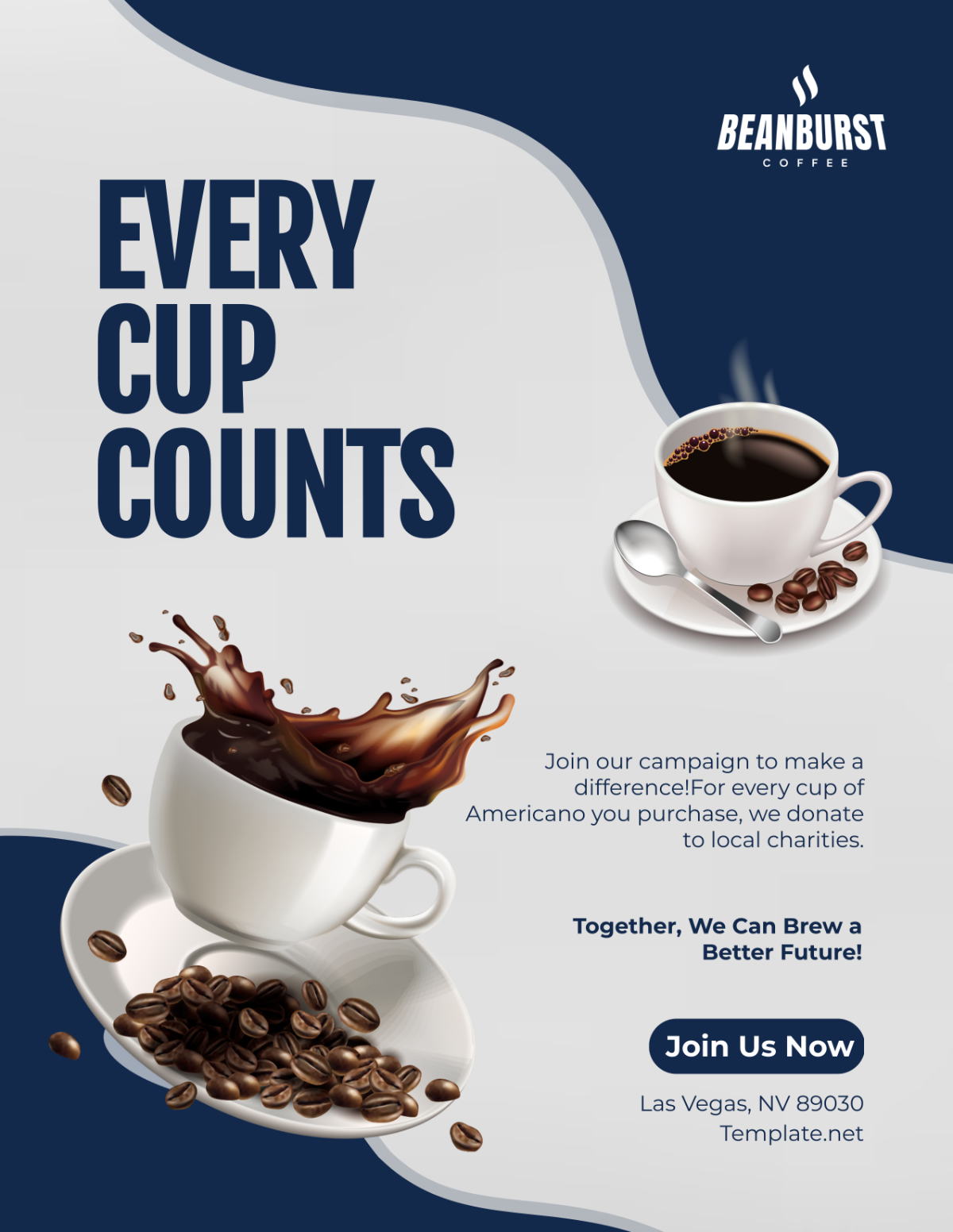 Cafe Campaign Flyer