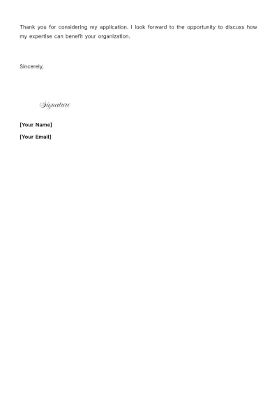 Free History Writer Cover Letter to Edit Online