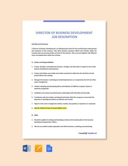 free-9-sample-business-development-job-description-templates-in-pdf