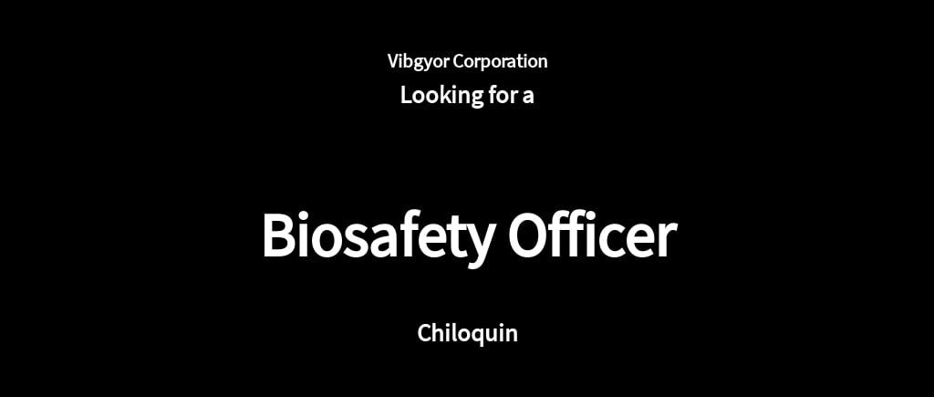 Free Biosafety Officer Job Ad/Description Template.jpe