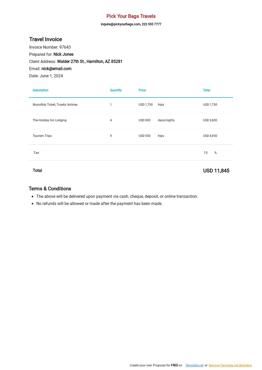 359 Invoice Apple Pages Templates Free Downloads Template Net