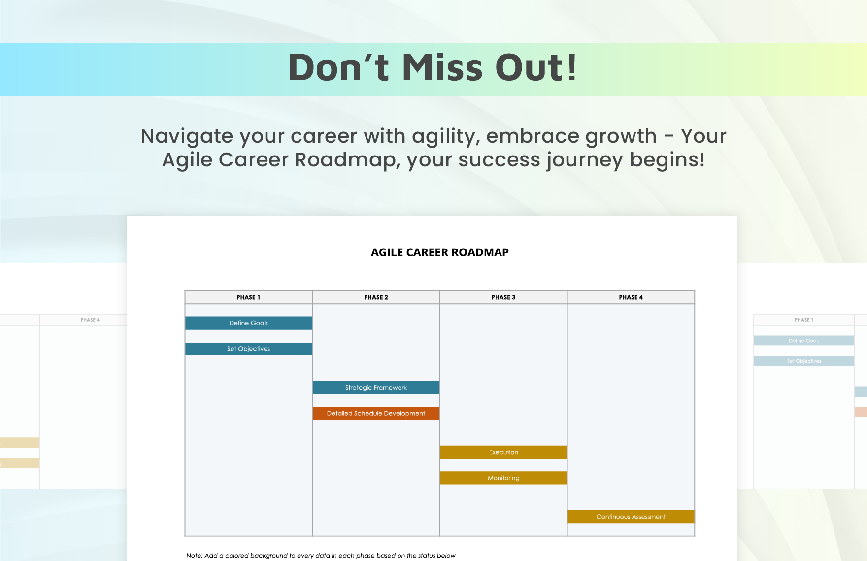 Agile Career Roadmap Template
