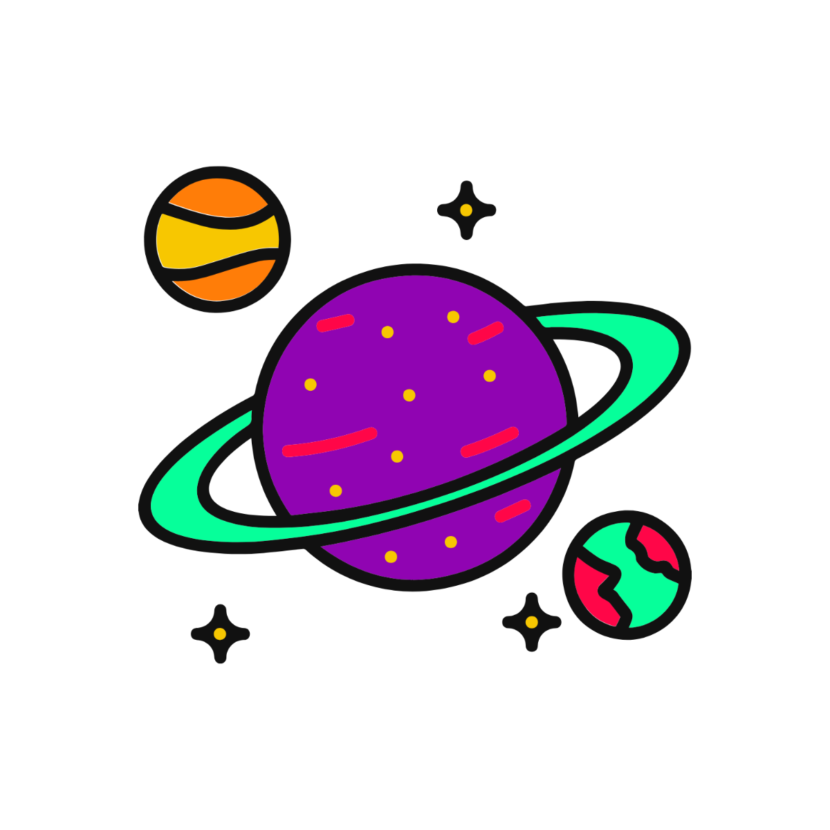Galaxy Sticker