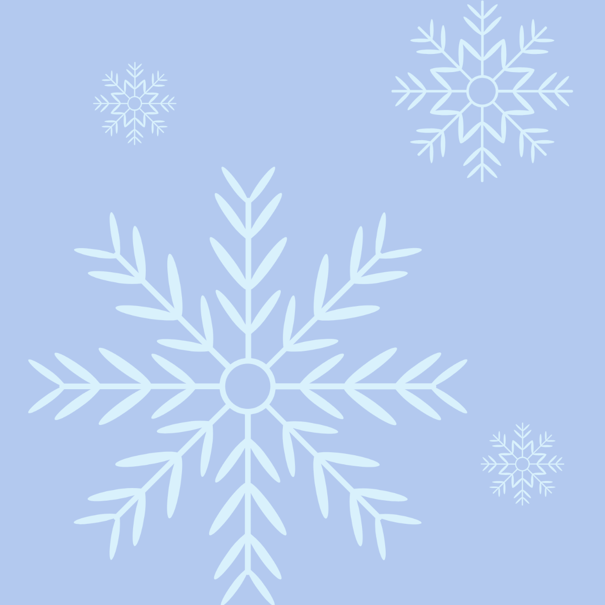 Winter Snowflake Overlay