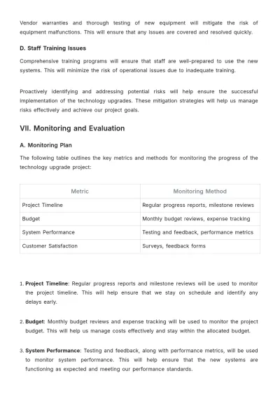Free Printable Movie Theater Technology Upgrade Proposal Template to Edit Online