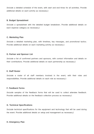 Free Movie Theater Event Proposal Outline Template to Edit Online