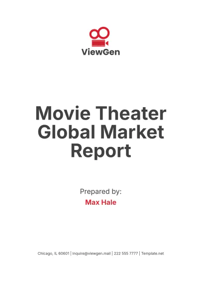 Free Movie Theater Global Market Report Template to Edit Online