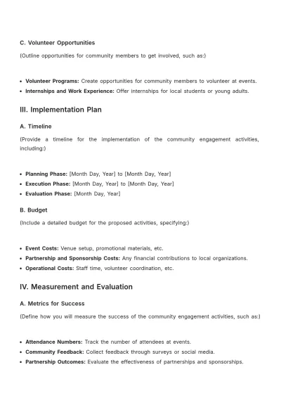 Free Movie Theater Community Engagement Proposal Design Template to Edit Online