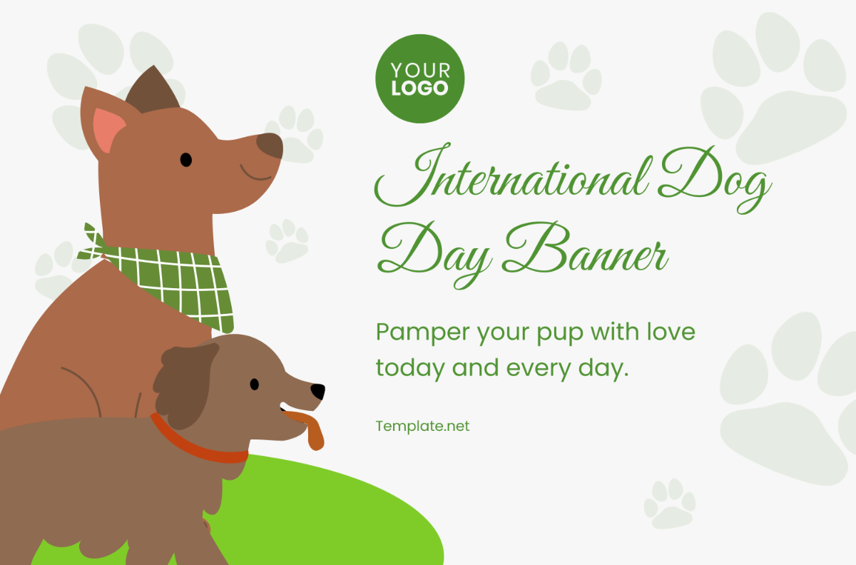 International Dog Day Banner