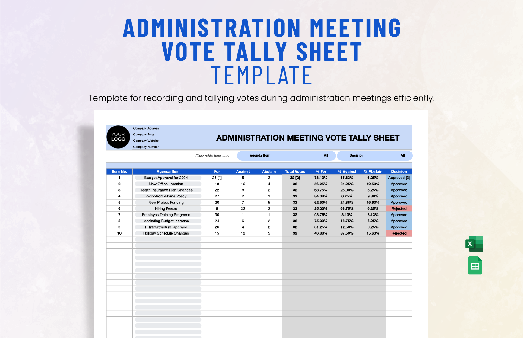 FREE Vote Templates & Examples - Edit Online & Download | Template.net