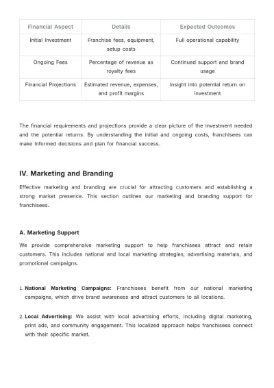 Free Movie Theater Franchise Proposal Template to Edit Online