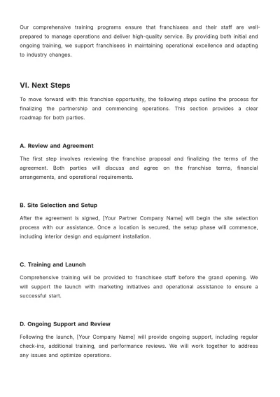 Free Movie Theater Franchise Proposal Template to Edit Online