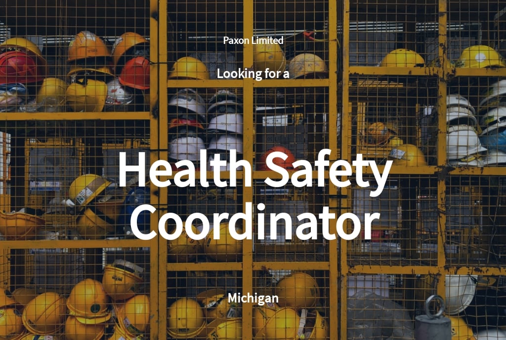 Free Health Safety Coordinator Job Ad/Description Template.jpe