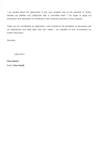 Free High School Athlete Student Cover Letter to Edit Online