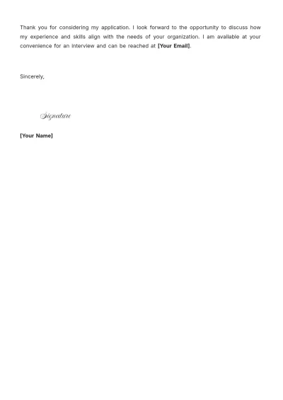 Free Home Health Social Worker Cover Letter to Edit Online