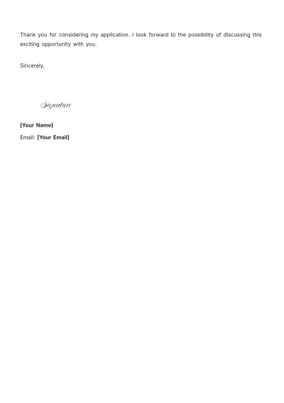 Free High School Student Cover Letter to Edit Online