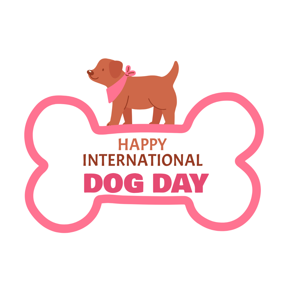 International Dog Day Logo