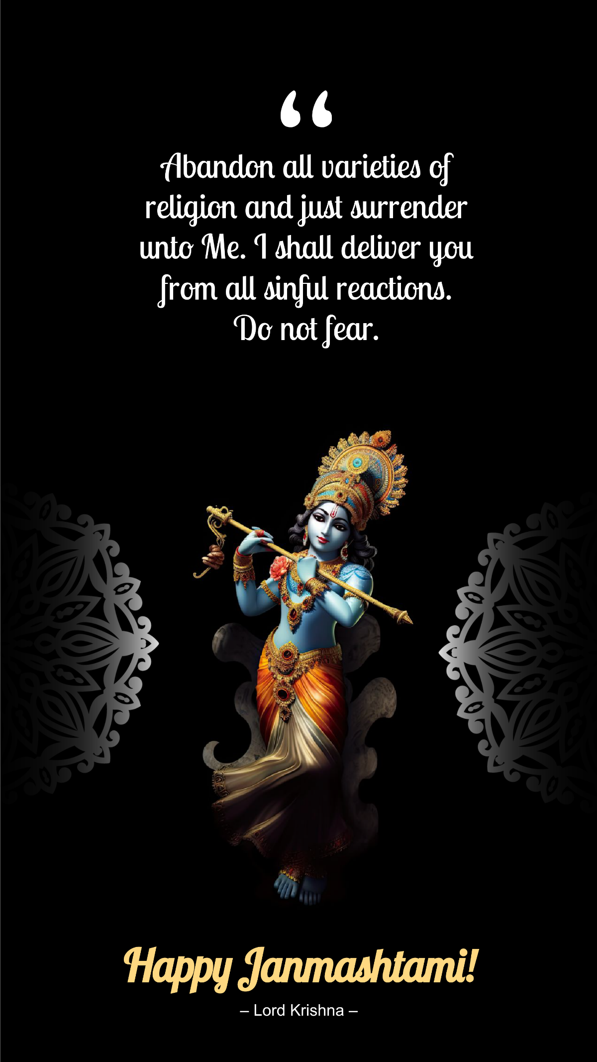 Janmashtami Krishna Quote