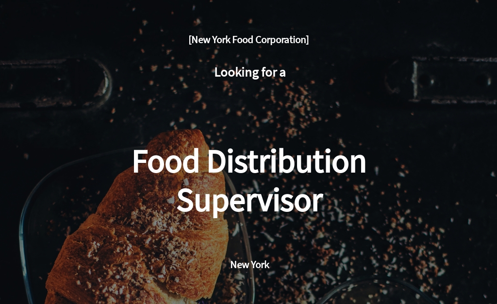 Free Food Distribution Supervisor Job Ad/Description Template.jpe