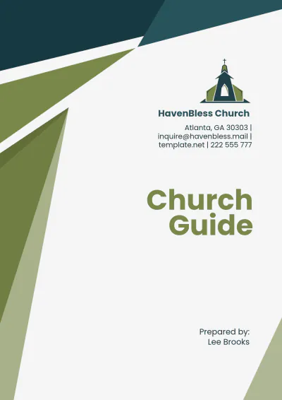 Free Church Guide Template to Edit Online