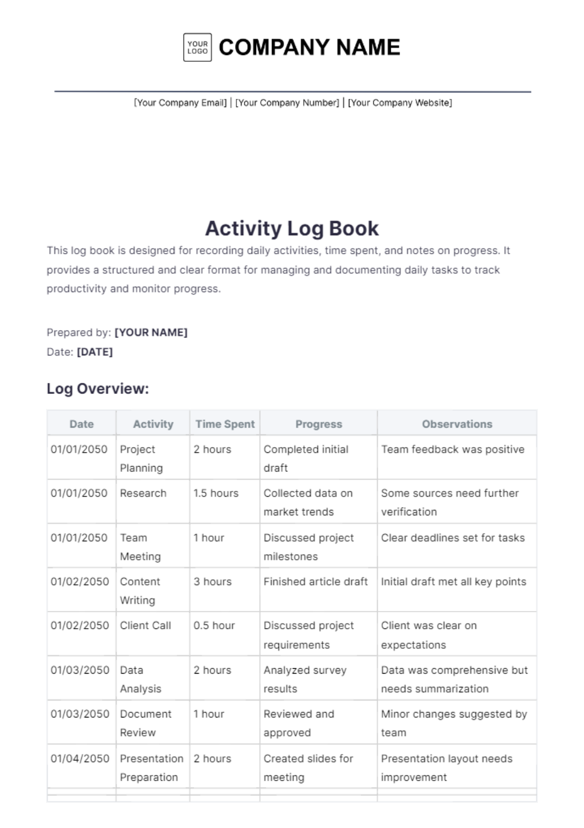 Page 107 Free Templates Examples Edit Online Download Template