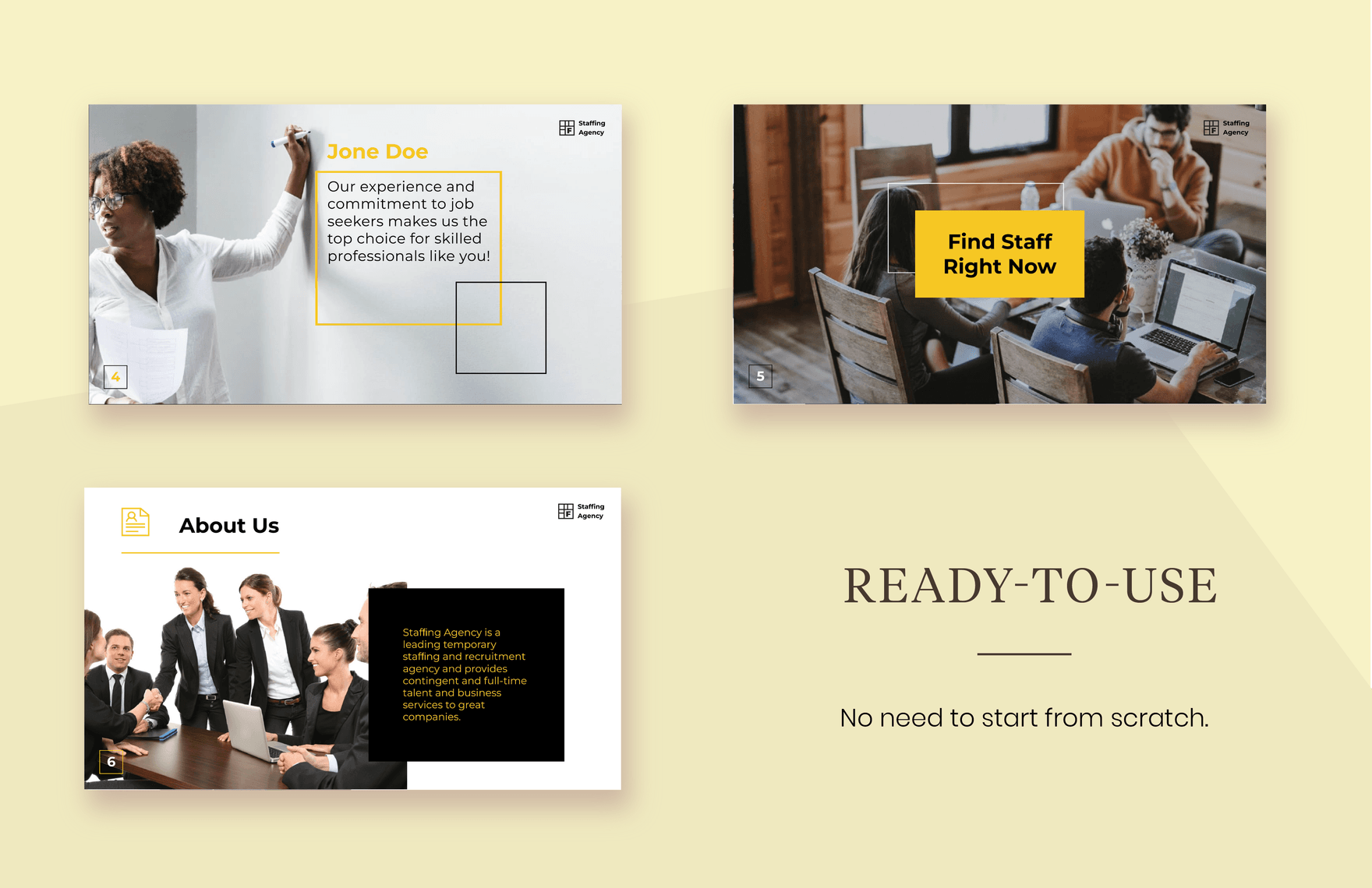 Staffing Agency Presentation Template