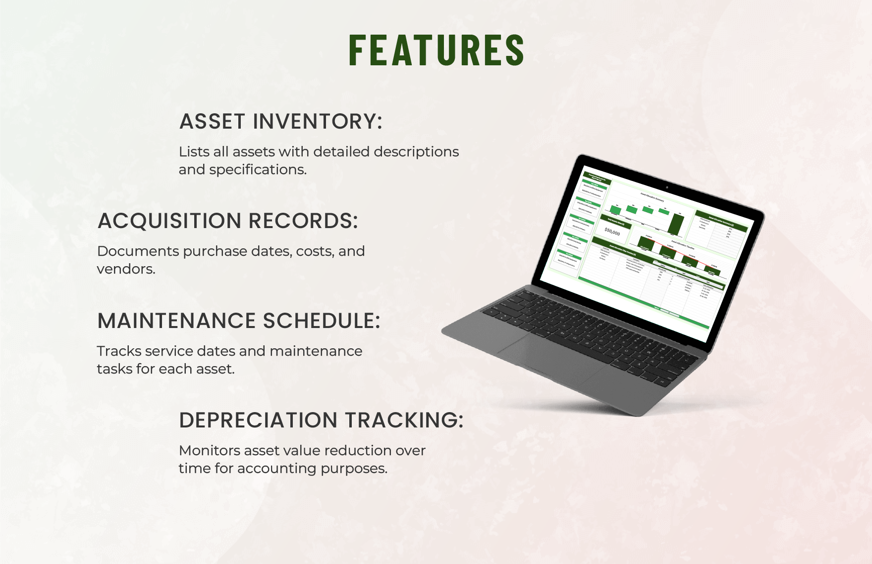 Administration Asset Management Template