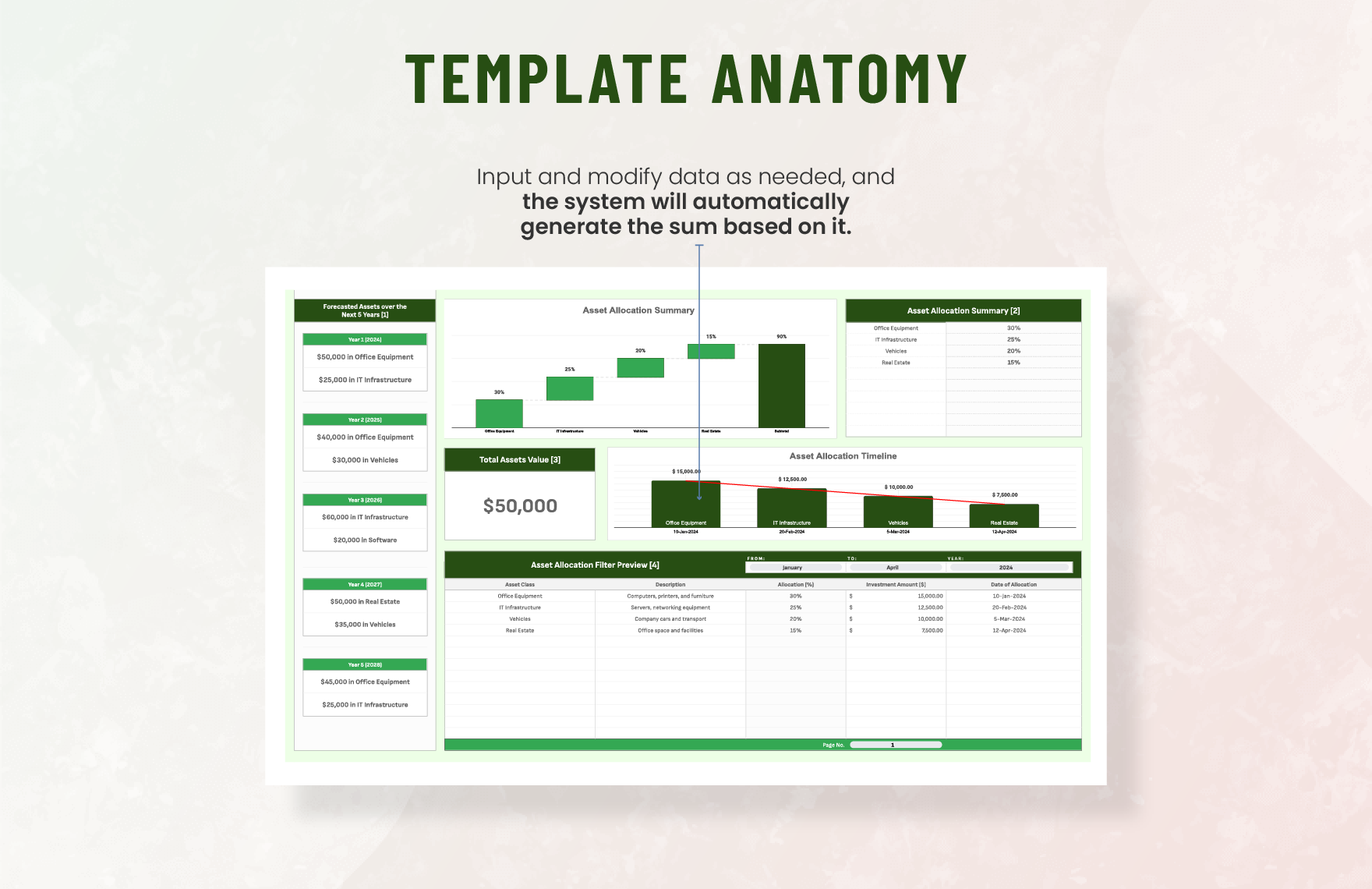 Administration Asset Management Template