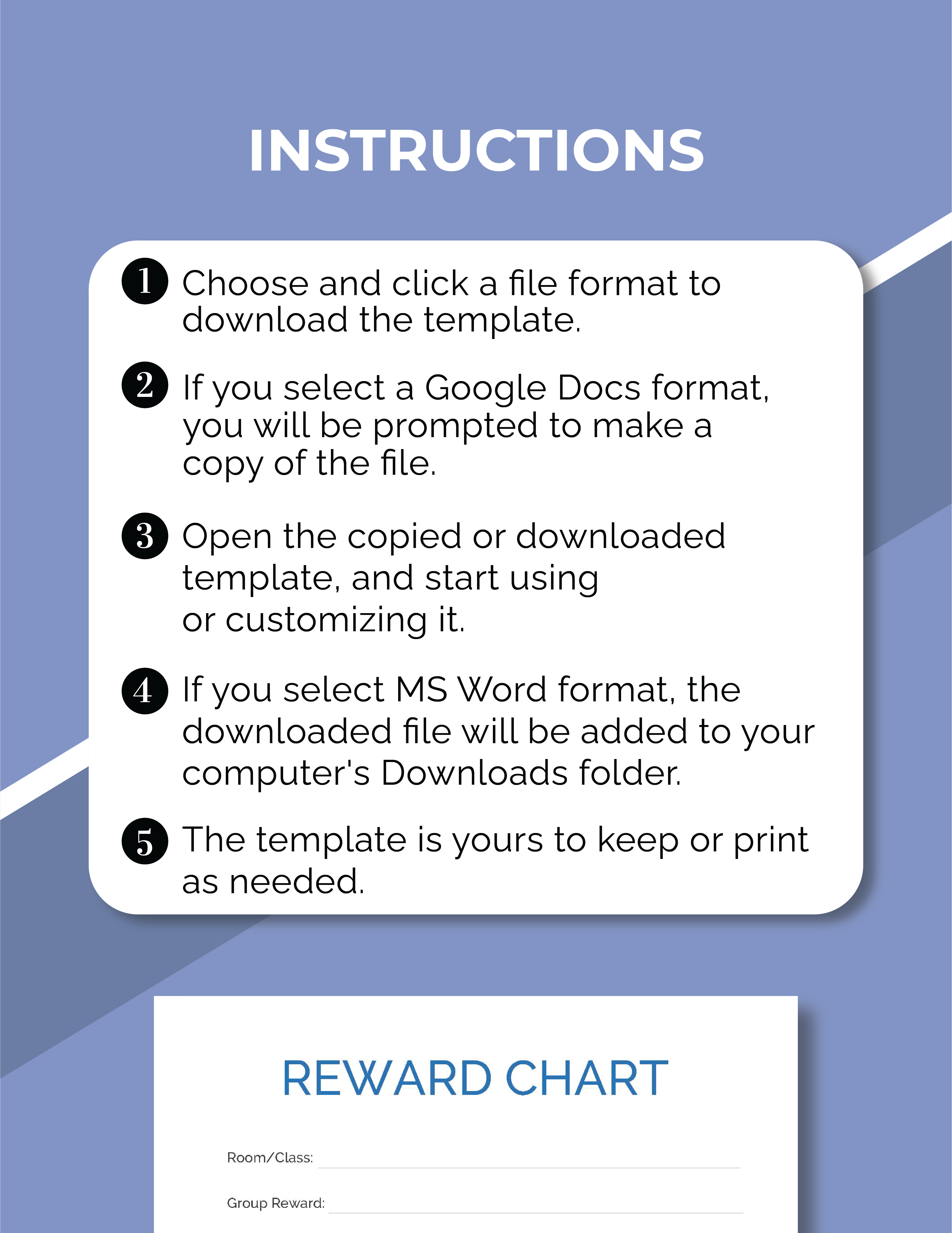 Free Reward Chart Template - Download in Word, Google Docs, PDF, Apple ...