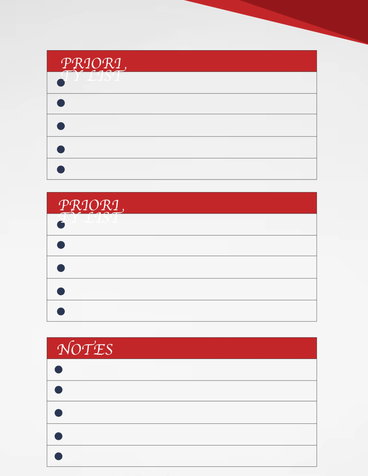 Free Cafe Weekly Planner Template to Edit Online