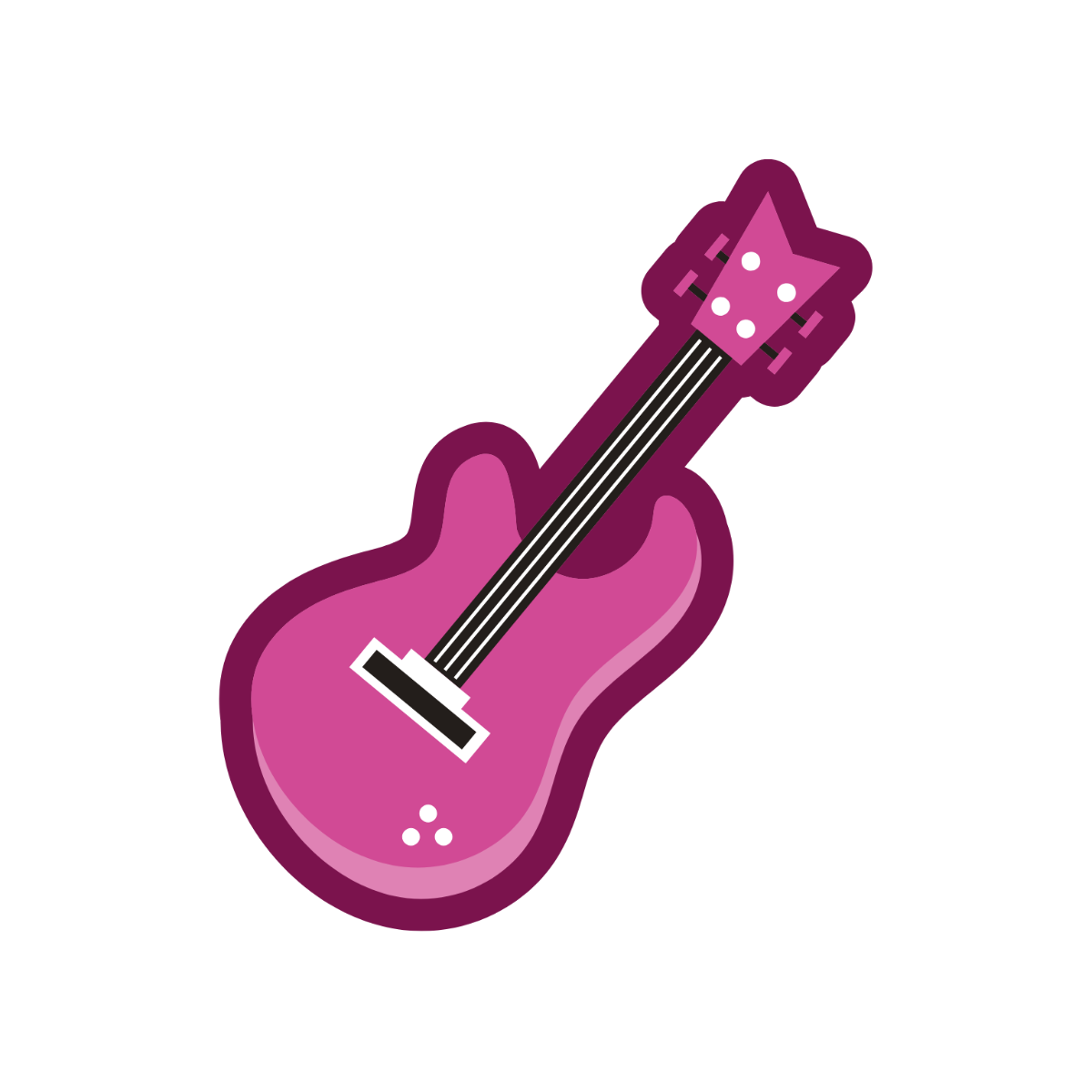 Free Guitar Sticker Template - Edit Online & Download | Template.net