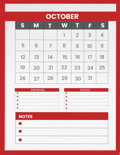 Free Cafe Monthly Planner Template to Edit Online