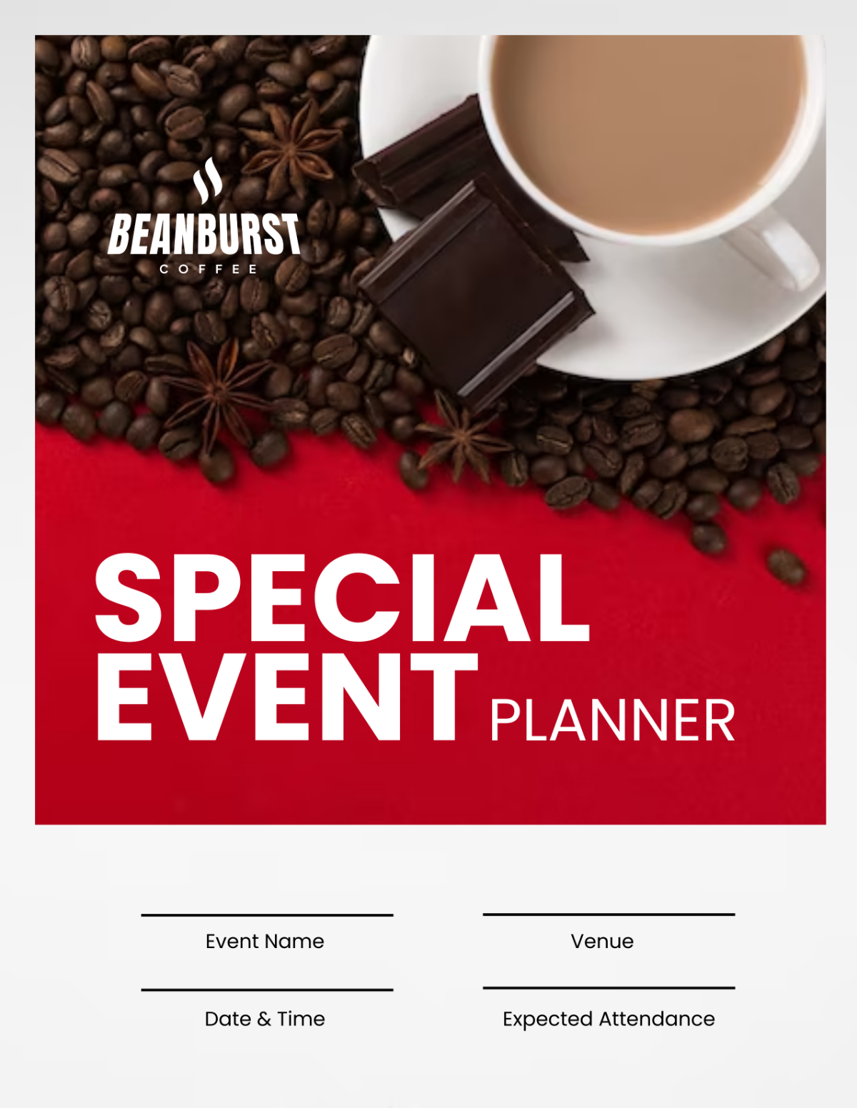 Cafe Special Event Planner