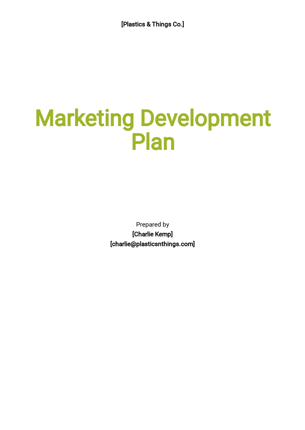 FREE Marketing Plan Templates in Google Docs