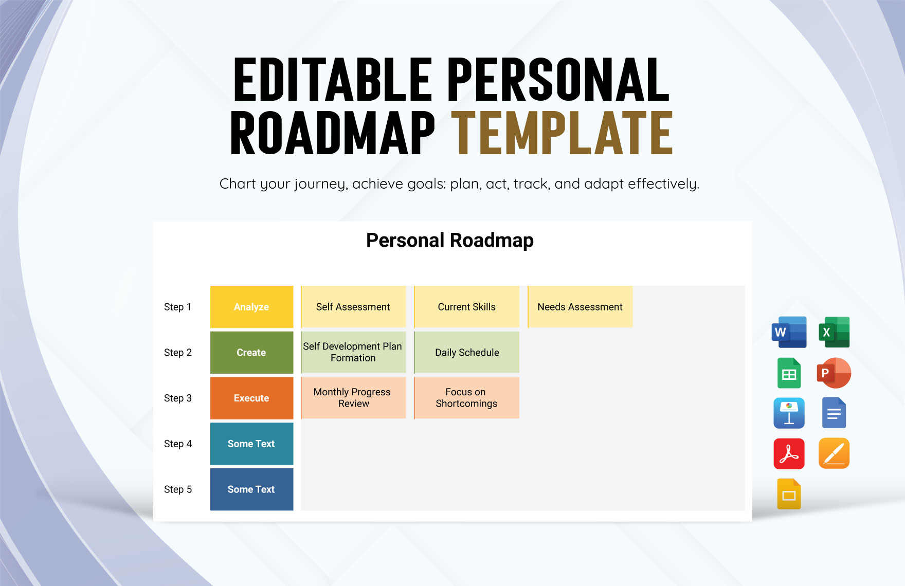 Career Roadmap Milestones Template In Excel Google Sheets 57 OFF