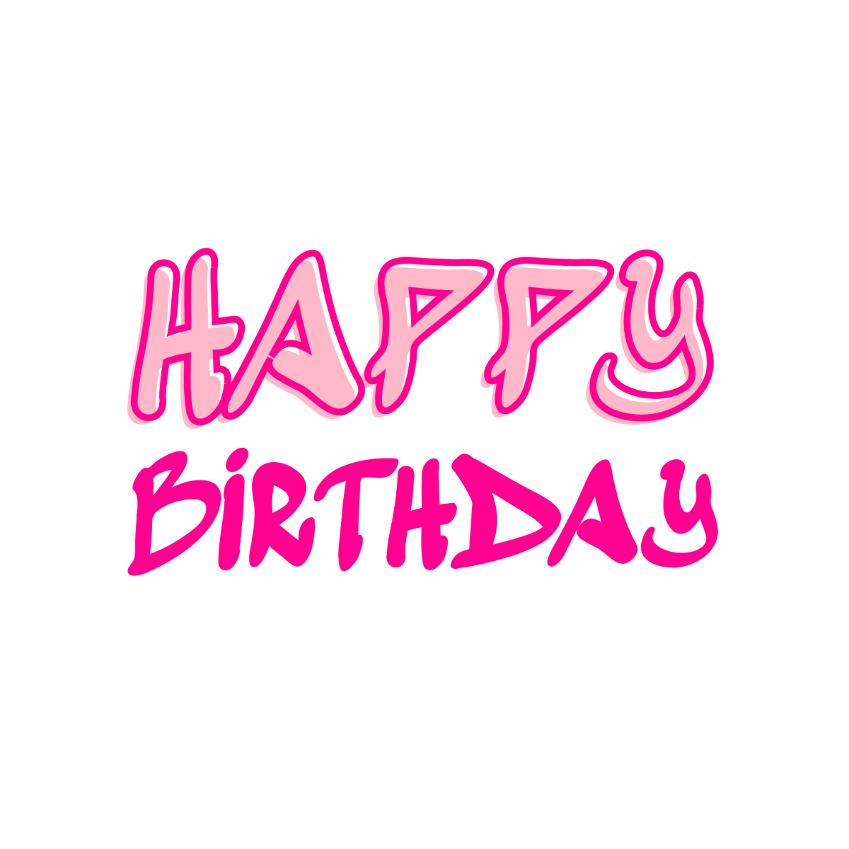 Fun Happy Birthday Text - Edit-Online | Template.net