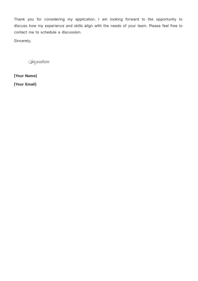 Free Technical Project Coordinator Cover Letter to Edit Online