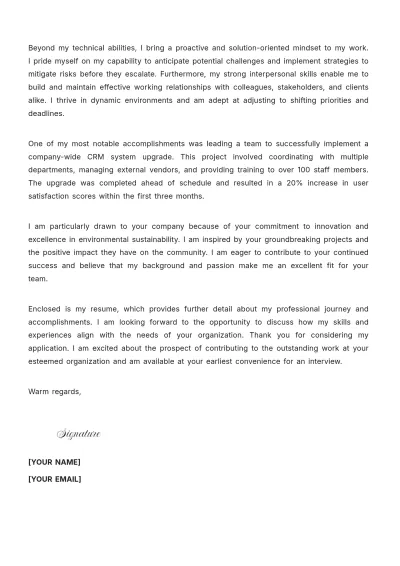 Free Project Executive Coordinator Cover Letter to Edit Online