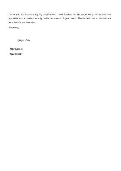 Free Finance Project Coordinator Cover Letter to Edit Online