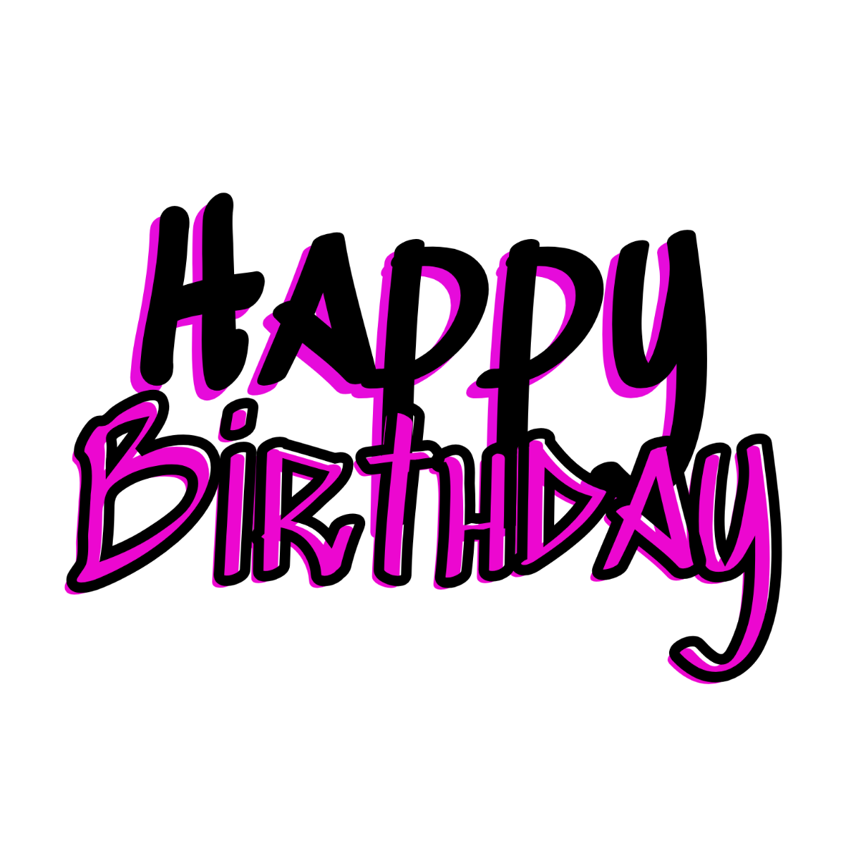 Happy Birthday Text - Edit Online | Template.net