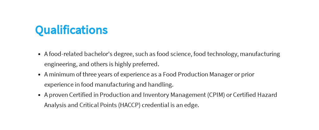 Free Food Production Manager Job Description Template 5.jpe