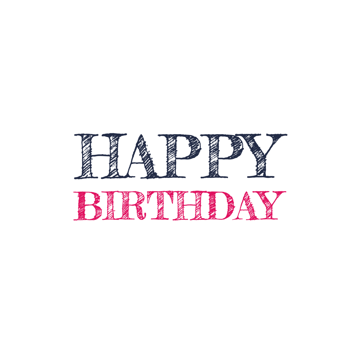 Handwritten Happy Birthday Text - Edit Online | Template.net