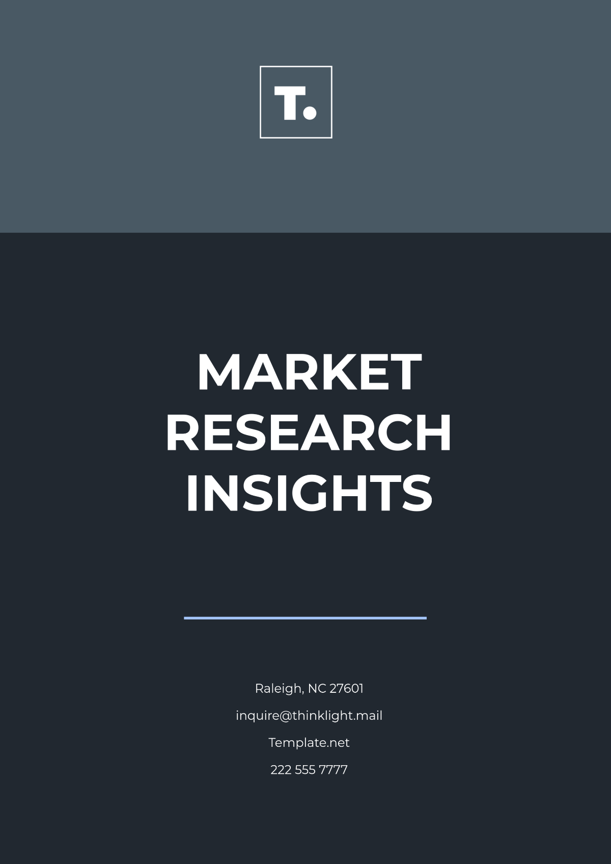 Market Research Insights Format Template - Edit Online & Download