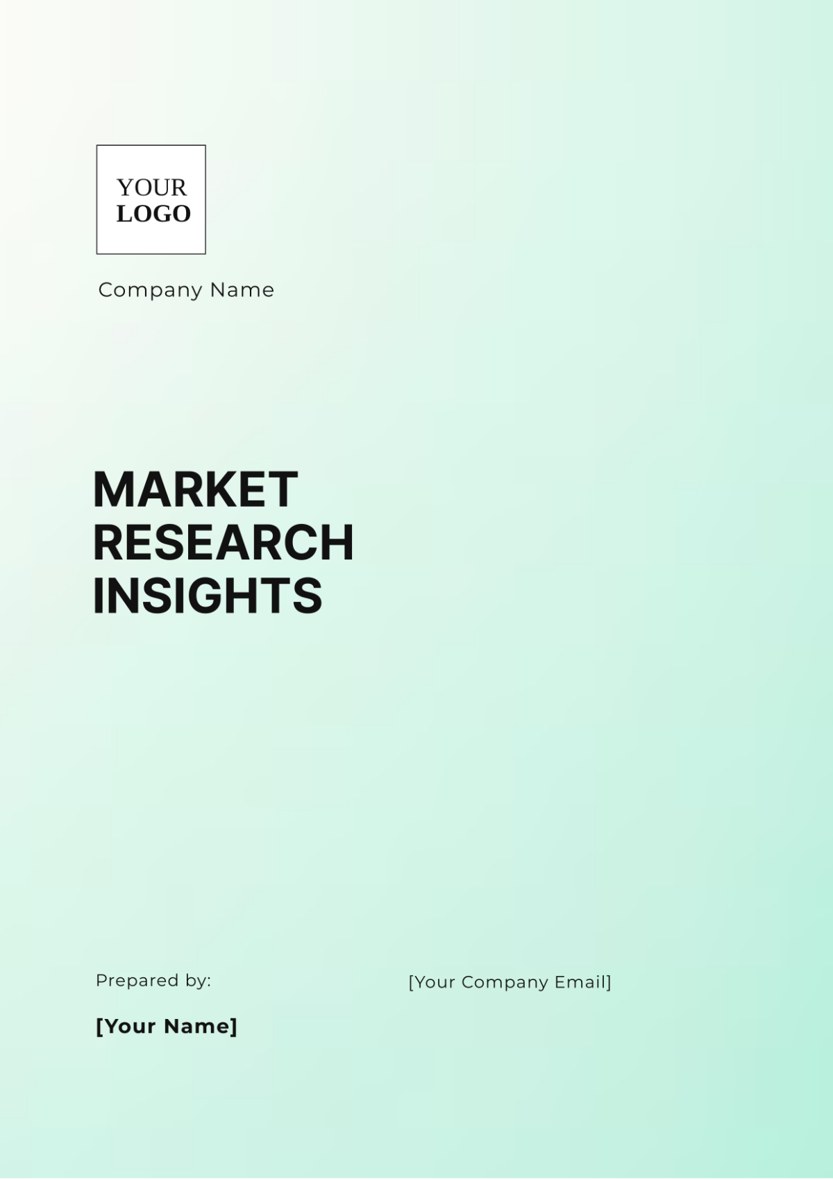 Market Research Insights Template