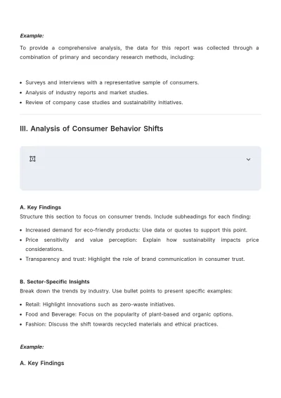Free Market Research Insights Format Template to Edit Online