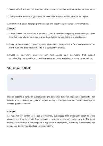 Free Market Research Insights Format Template to Edit Online