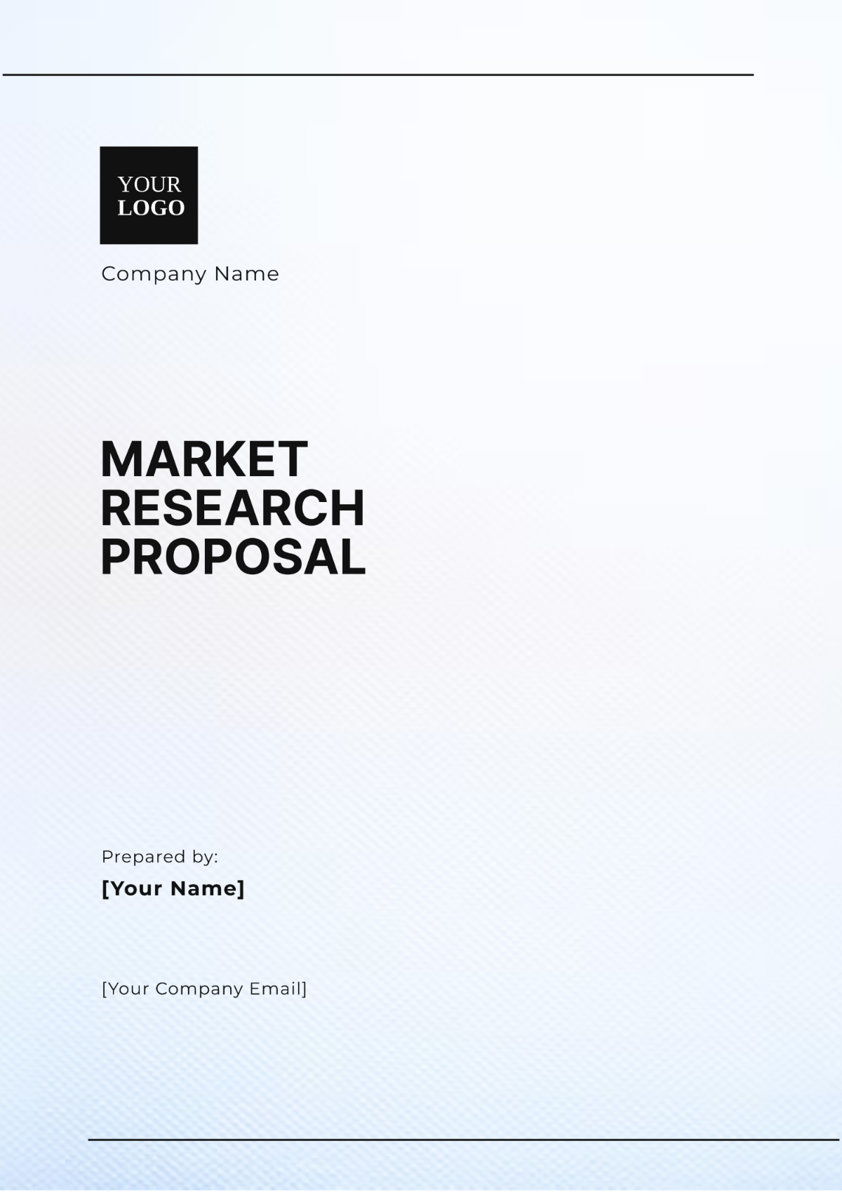 Market Research Proposal Template - Edit Online & Download