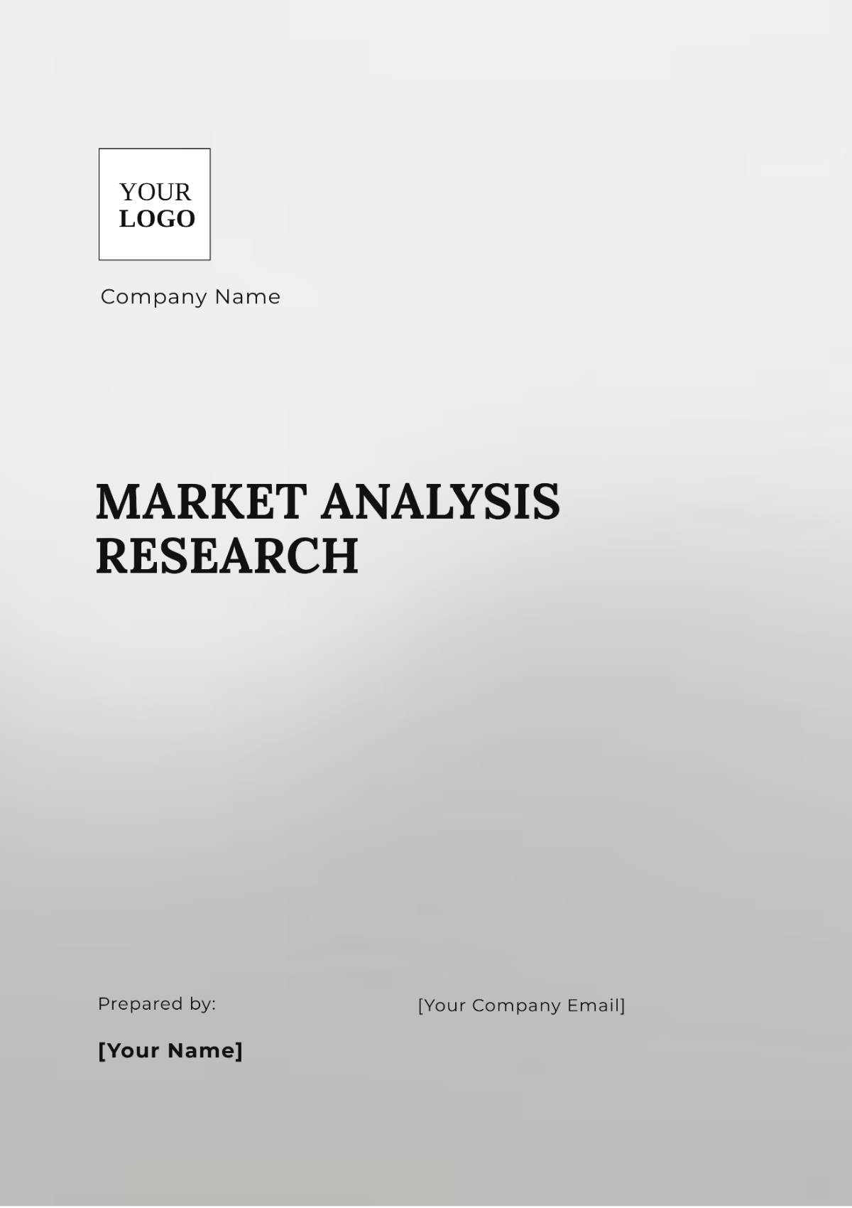 Market Analysis Research Template - Edit Online & Download