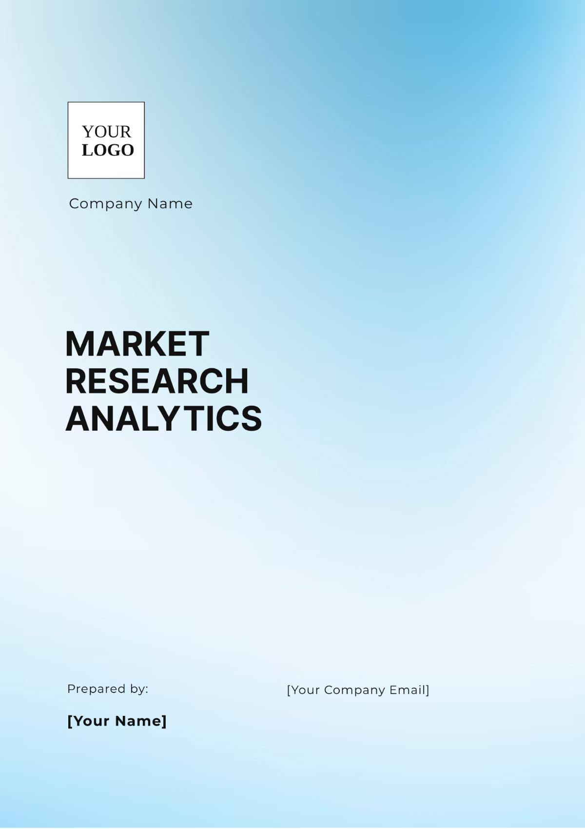 Market Research Analytics Template - Edit Online & Download